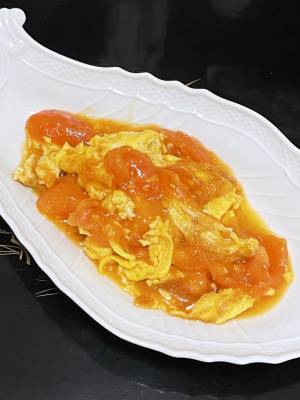 卵とトマトの炒め物
