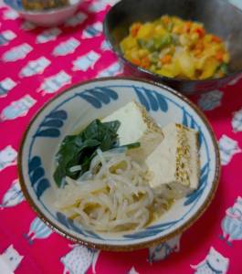 焼き豆腐と厚揚げの夫婦炊き