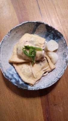 切り干し大根のきんちゃく煮