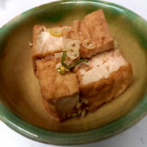 厚揚げの甘辛煮