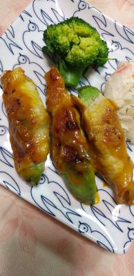 アボカドの豚肉巻き