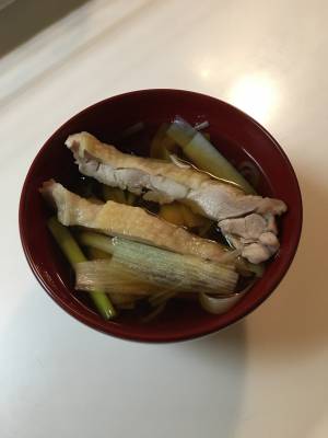 鶏南蛮風しらたきそば