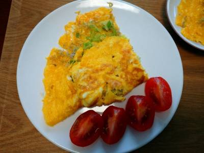 じゃこねぎの卵焼き