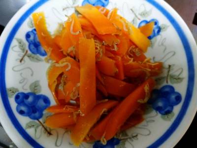 にんじんとじゃこのきんぴら