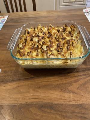 ポテトとりんごのグラタン