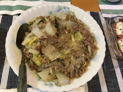 ひき肉と白菜のオイスターうま煮