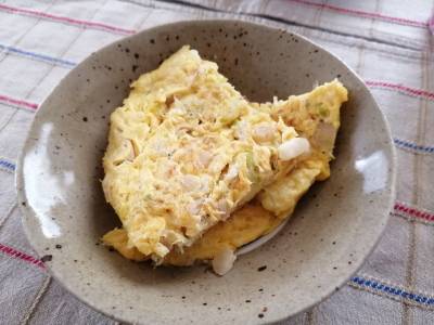 切り干し大根の台湾風厚焼き