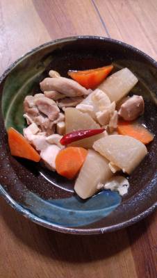 大根と鶏のオイスターソース煮