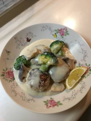 北欧風クリームミートボール