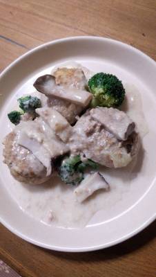 北欧風クリームミートボール