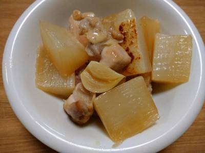 大根と鶏のオイスターソース煮