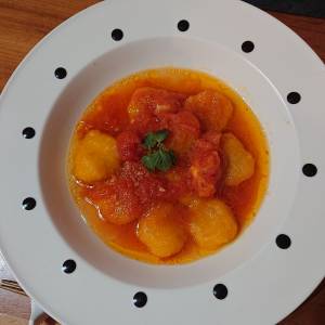 フレッシュトマトソースのニョッキ