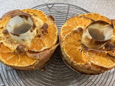 みかんのケーキ