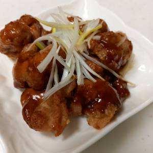 鶏のから揚げ 黒酢ソース