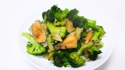 ブロッコリーと鶏手羽先の中華風