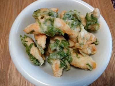 鶏ささ身のしそ天