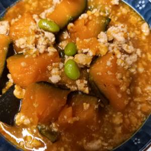 かぼちゃのそぼろ煮