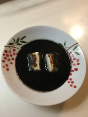 黒ごまのおしるこ