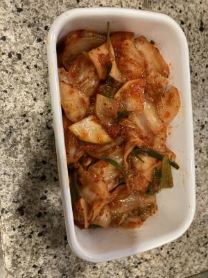 切り漬け白菜キムチ