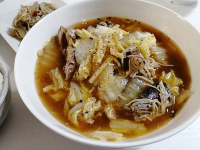 白菜とさば缶の煮物