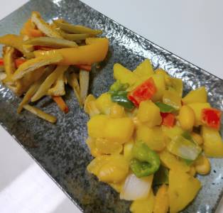 いろいろ野菜のみそ炒め