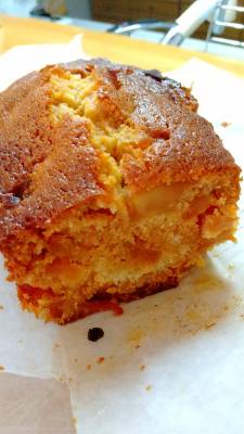 キャラメルりんごのパウンドケーキ