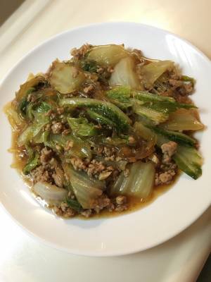 ひき肉と白菜のオイスターうま煮