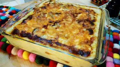 かきと帆立てとかぶのグラタン