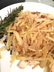 白身魚のじゃがいも包み焼き