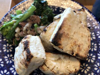 簡単網焼きパン