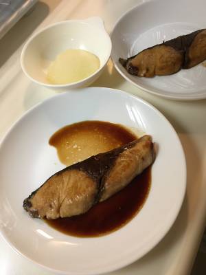 ぶりの照り焼き