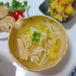 白菜と帆立ての薄味煮