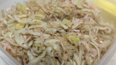 切り干し大根と桜えびの塩炒め