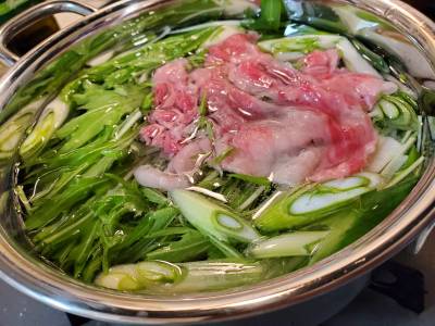 牛肉の黒こしょうしゃぶしゃぶ