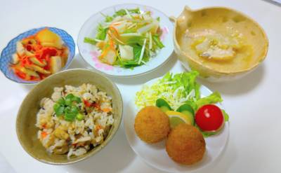 新じゃがコロッケ