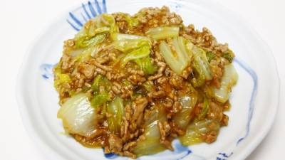 ひき肉と白菜のオイスターうま煮