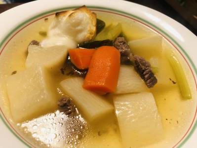 もち入りシチュー