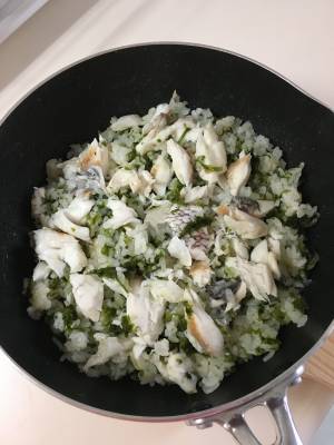 あおさとたいのピラフ