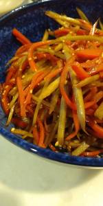 ごぼうとにんじんのきんぴら