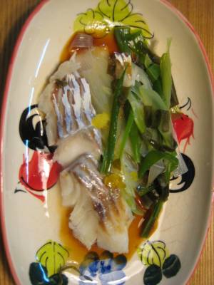 たらのねぎ蒸し