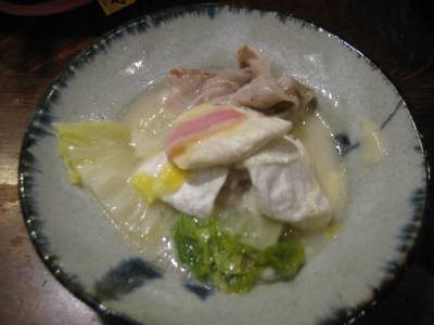 白菜と豚肉のチーズ鍋