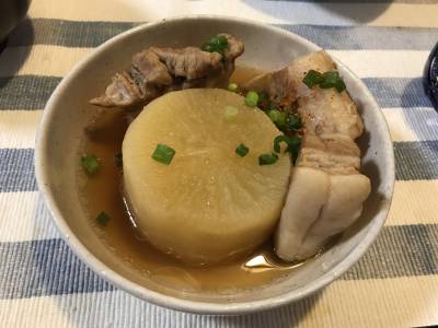 大根と豚バラのべっこう煮
