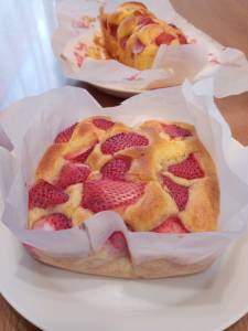 いちごの生パウンドケーキ