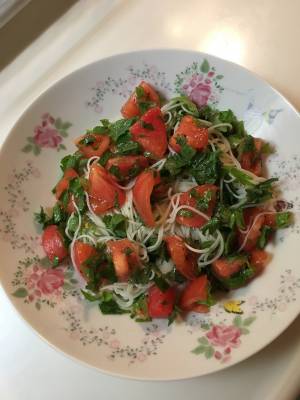 そうめんとトマトのカッペリーニ