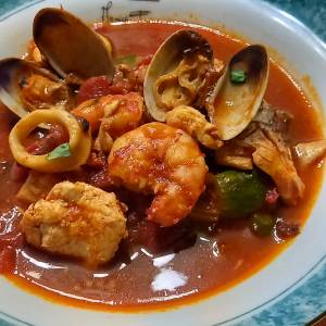 魚介のトマトスープ煮