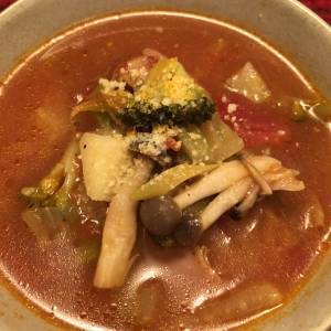 冬のミネストローネ