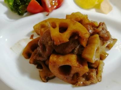豚肉とれんこんの炒め煮
