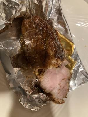 黒こしょう風味の焼き豚