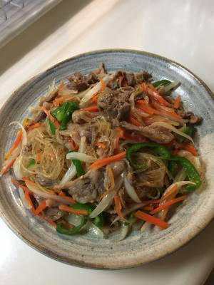 簡単チャプチェ