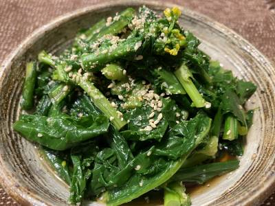 菜の花のおひたし